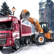 Loader & Dump Truck Winter SIM app icon