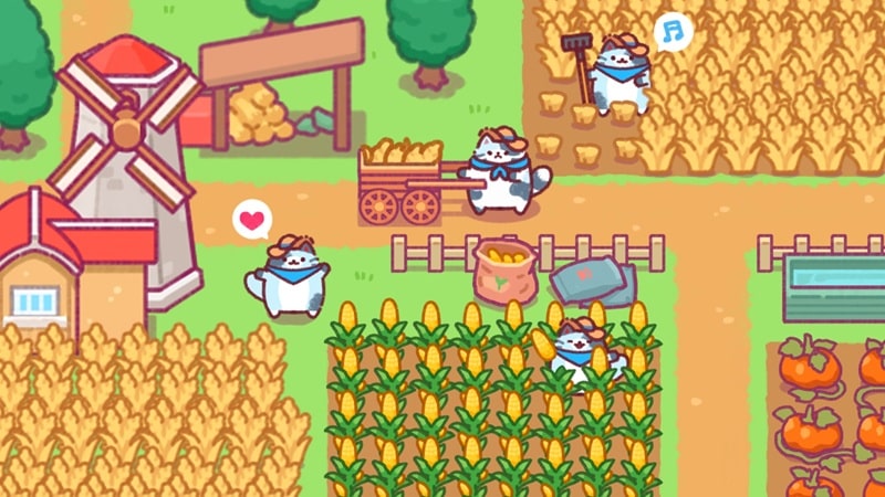 Cat Town Valley: Healing Farm app icon