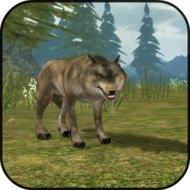 Wild Wolf Simulator 3D app icon