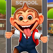 Monkey Student School Prank app icon