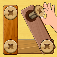 Wood Nuts & Bolts Puzzle - vv13.2