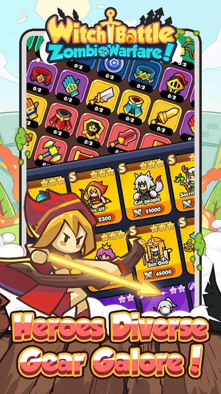 Witch Battle: Zombie Warfare - vv0.1.1