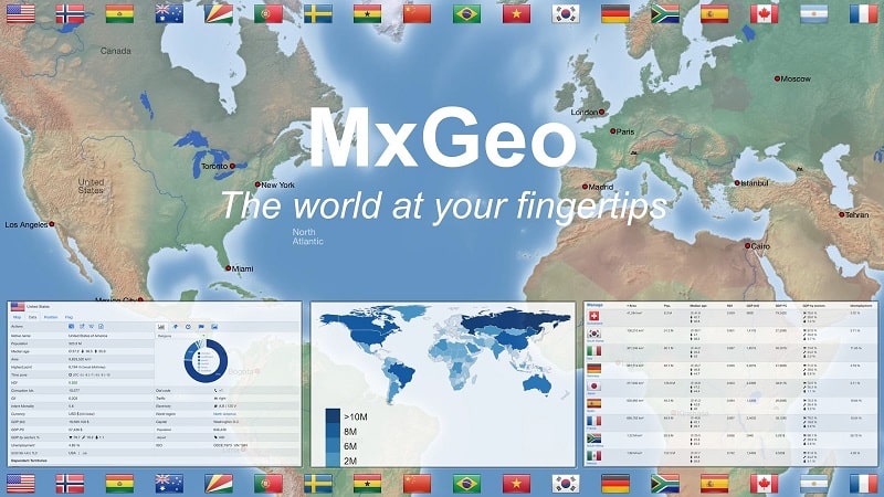 World Atlas MxGeo Pro APK app icon