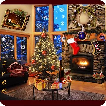 Christmas Fireplace LWP Full app icon
