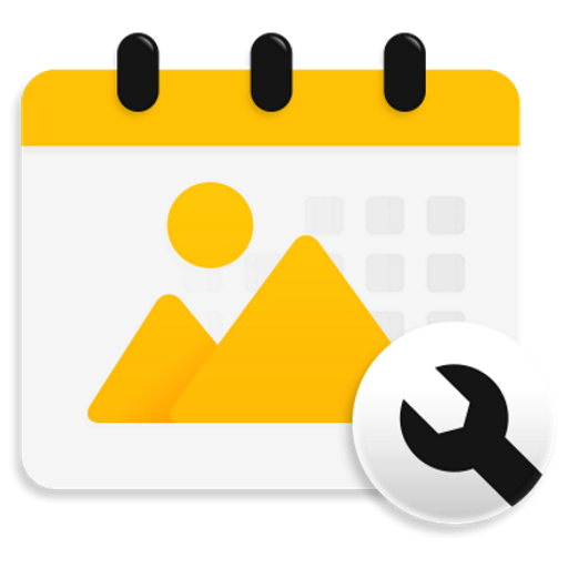 Image &amp; Video Date Fixer app icon