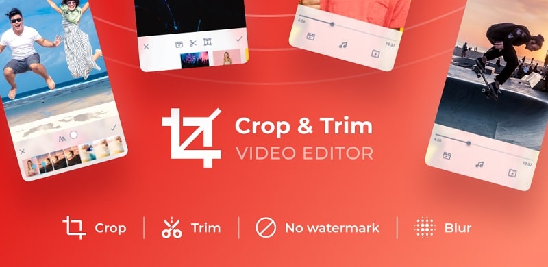 Crop &amp; Trim Video editor APK app icon