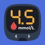Glucose tracker app icon