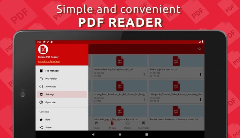 Simple PDF Reader APK app icon